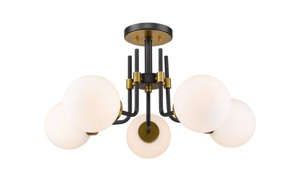 Parsons Outdoor (Damp) Semi-Flush Mount Ceiling Light by Z-Lite