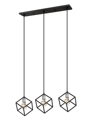 Buy matte-black-brushed-nickel Vertical Chandelier by Z-Lite