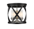 Malcalester Outdoor (Damp) Flush Mount Ceiling Light by Z-Lite