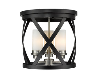 Malcalester Outdoor (Damp) Flush Mount Ceiling Light by Z-Lite