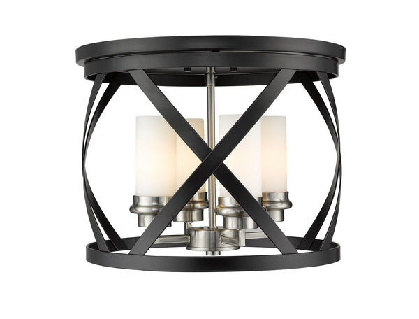 Malcalester Outdoor (Damp) Flush Mount Ceiling Light by Z-Lite