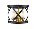 Malcalester Outdoor (Damp) Flush Mount Ceiling Light by Z-Lite