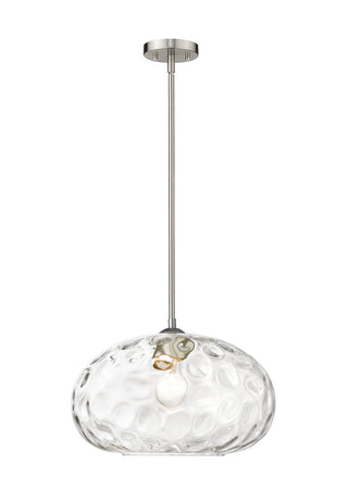 Buy brushed-nickel-with-clear-glass Chloe Pendant by Z-Lite