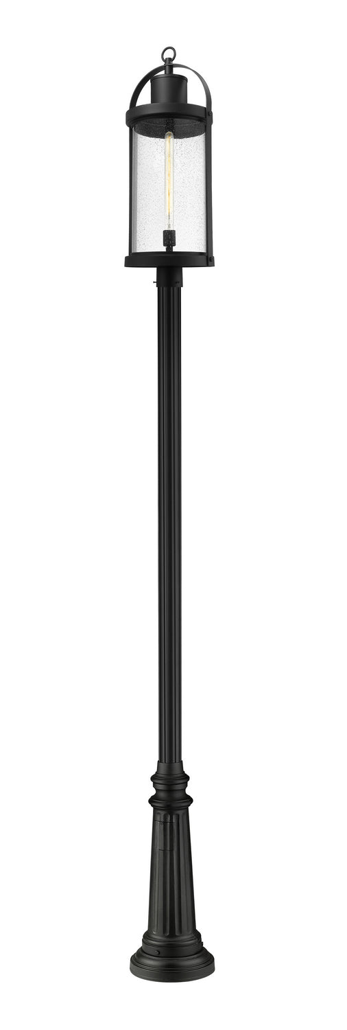 Roundhouse Outdoor (Wet) Post Lantern by Z-Lite