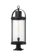 Roundhouse Outdoor (Wet) Post Lantern by Z-Lite
