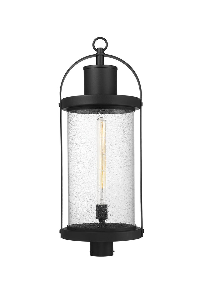 Roundhouse Outdoor (Wet) Post Lantern by Z-Lite