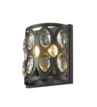 Buy matte-black Dealey Sconce by Z-Lite