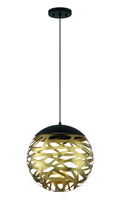 Golden Eclipse Outdoor (Damp) Pendant by George Kovacs