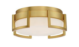 Bezel Set Outdoor (Damp) Flush Mount Ceiling Light by George Kovacs