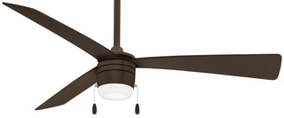 Buy oil-rubbed-bronze-finish-with-oil-rubbed-bronze-blades Vital Ceiling Fan with Light by Minka Aire
