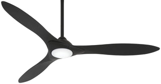 Buy coal-finish-with-coal-blades Sleek Ceiling Fan with Light by Minka Aire