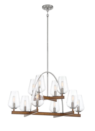 Buy koa-wood-w-pewter Birnamwood Outdoor (Damp) Chandelier by Minka-Lavery