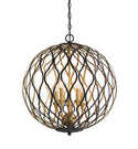 Gilded Glam Outdoor (Damp) Pendant by Minka-Lavery