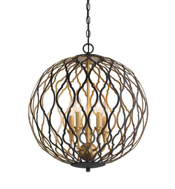 Gilded Glam Outdoor (Damp) Pendant by Minka-Lavery
