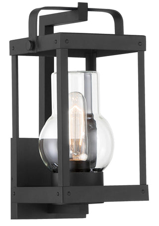 Buy sand-coal-with-clear-glass-and-clear-shade Sullivans Landing Outdoor (Wet) Wall Lantern by Minka-Lavery