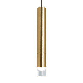 Buy aged-brass-with-metal-shade-with-acrylic-diffuser-glass-and-clear-shade Moxy Pendant by Visual Comfort Modern