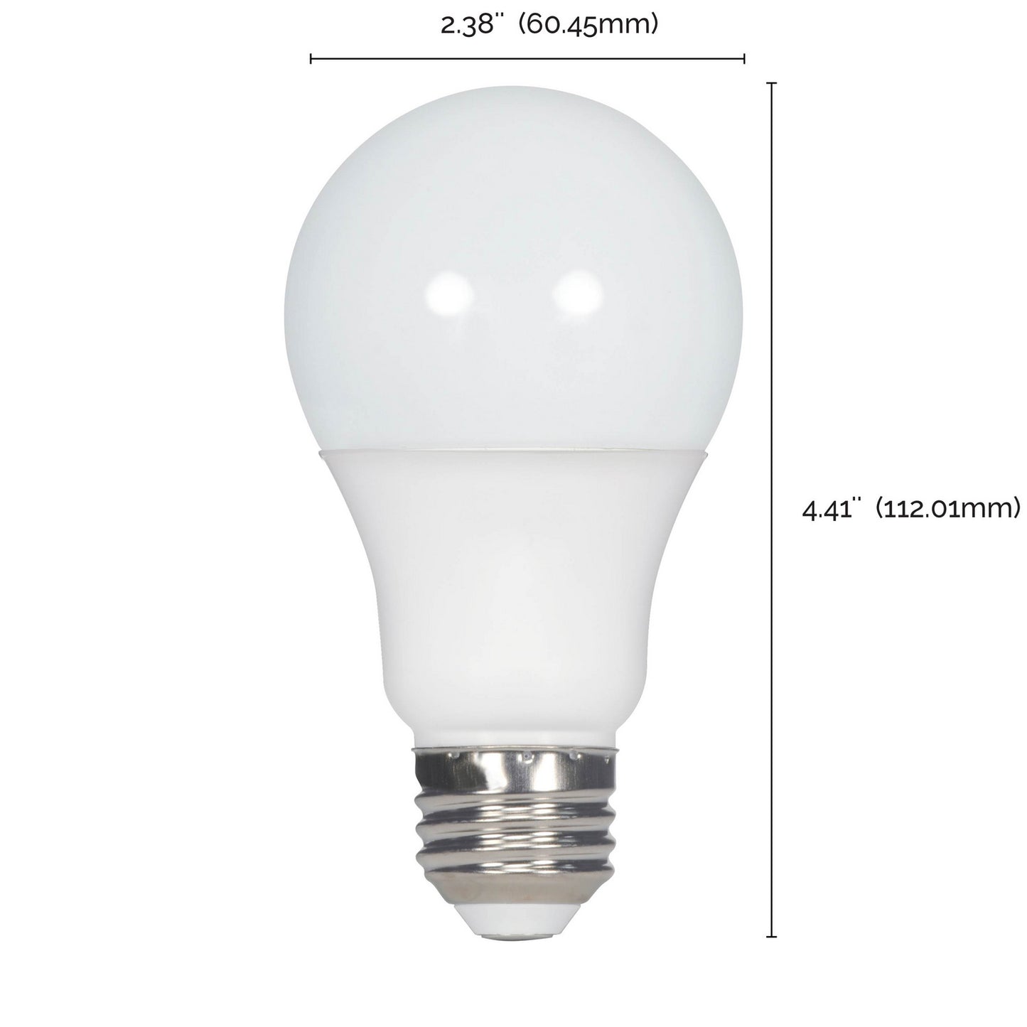 9 Watt (75 Watt Equivalent) E26 A19 120V LED 2700k Light Bulb by Satco