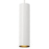 White/Satin Nickel with Cylinder classic style pendant Glass and White Shade