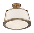 Cutty Semi-Flush Mount Ceiling Light by Nuvo Lighting