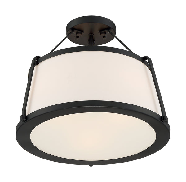 Cutty Semi-Flush Mount Ceiling Light by Nuvo Lighting