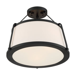 Buy matte-black Cutty Flush Mount Ceiling Light by Nuvo Lighting