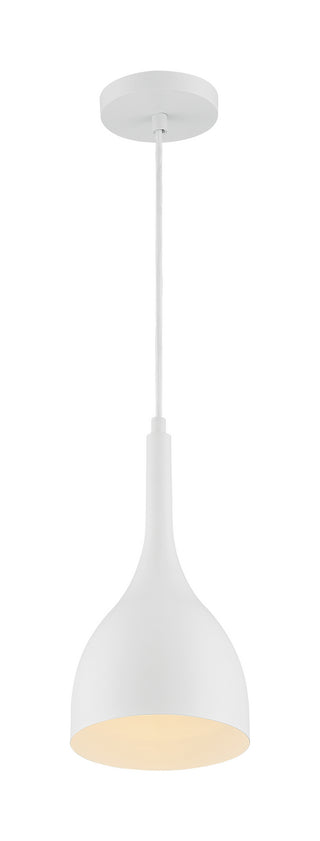 Buy matte-white Bellcap Pendant by Nuvo Lighting