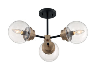 Axis Semi-Flush Mount Ceiling Light by Nuvo Lighting