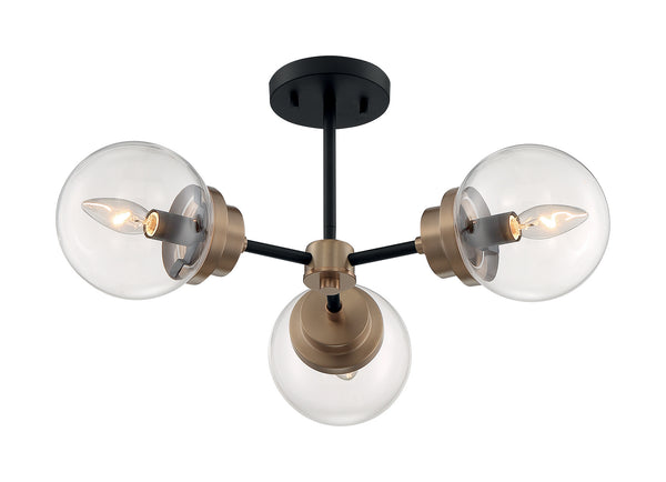 Axis Semi-Flush Mount Ceiling Light by Nuvo Lighting