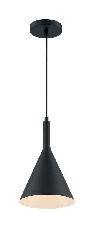 Buy matte-black-with-matte-black-glass Lightcap Pendant by Nuvo Lighting