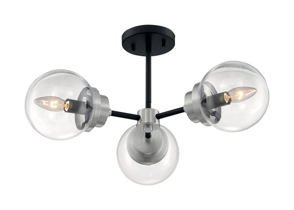 Axis Semi-Flush Mount Ceiling Light by Nuvo Lighting