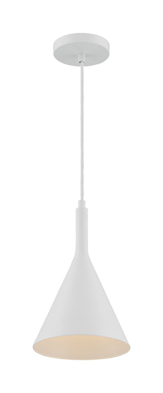 Buy matte-white-with-matte-white-glass Lightcap Pendant by Nuvo Lighting