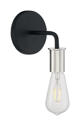 Buy black-polished-nickel Ryder Outdoor (Damp) Sconce by Nuvo Lighting