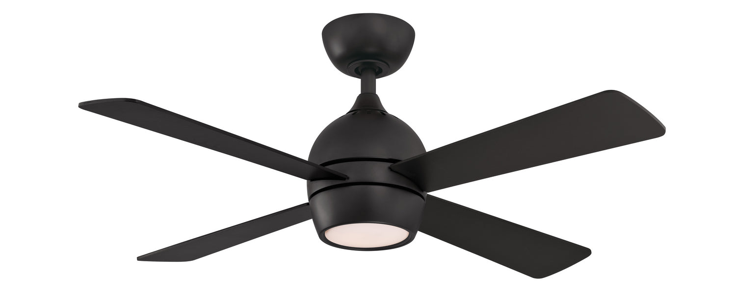 Fanimation - FP7644BL - 44"Ceiling Fan - Kwad 44 - Black from Lighting & Bulbs Unlimited in Charlotte, NC