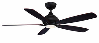 Buy dark-bronze-finish-with-cherry-and-reversible-dark-walnut-blades Doren Ceiling Fan with Light by Fanimation