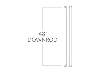 Buy dark-weathered-zinc Universal Downrod by Visual Comfort Fan by Visual Comfort Fan