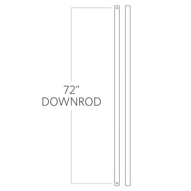Universal Downrod by Visual Comfort Fan