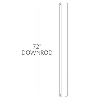 Outdoor (Damp) Downrod by Visual Comfort Fan