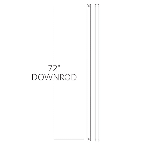 Outdoor (Damp) Downrod by Visual Comfort Fan