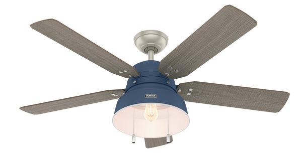 Mill Valley Outdoor (Damp) Ceiling Fan with Light by Hunter