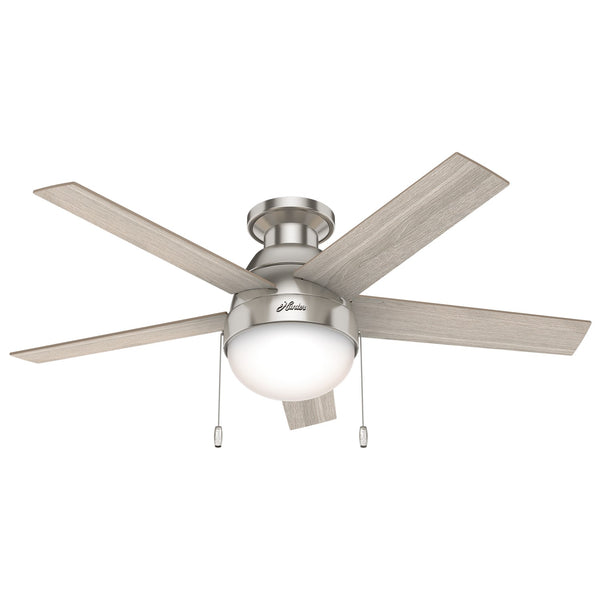 Anslee Hugger Ceiling Fan with Light by Hunter