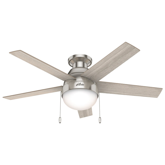 Anslee Hugger Ceiling Fan with Light by Hunter