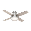 Dempsey Hugger Ceiling Fan with Light by Hunter