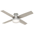 Dempsey Hugger Ceiling Fan with Light by Hunter