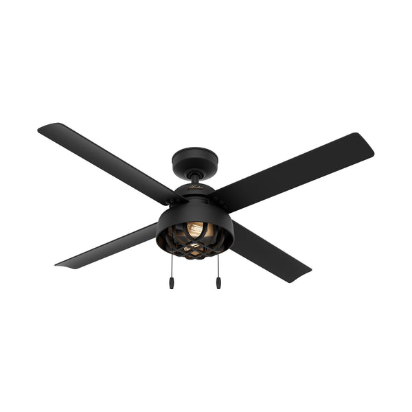 Spring Mill Outdoor (Damp) Ceiling Fan with Light by Hunter