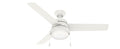 Aker Ceiling Fan with Light by Hunter