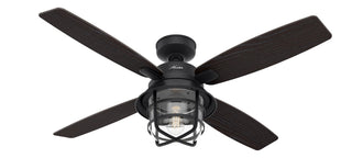 Port Royale Outdoor (Damp) Ceiling Fan with Light by Hunter
