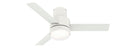 Gilmour Outdoor (Damp) Hugger Ceiling Fan with Light by Hunter