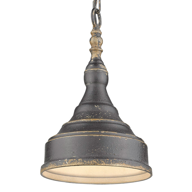 Keating Outdoor (Damp) Mini Pendant by Golden