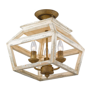 Haiden Outdoor (Damp) Semi Flush Mount Light by Golden