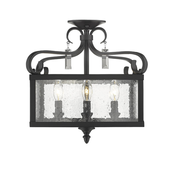 Valencia Semi-Flush Mount Ceiling Light by Golden